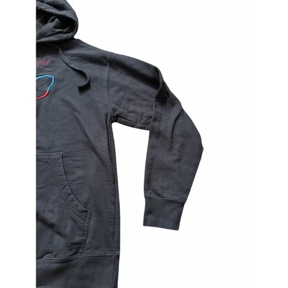 Spider-Man Universal Studios‎ Marvel Hoodie Black Embroidered Logo Mens Medium M - Picture 4 of 9